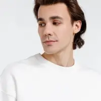 Свитшот оверсайз унисекс True Self, молочно-белый, размер M Свитшот оверсайз унисекс True Self, молочно-белый, размер M