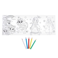 Подарочный набор &laquo;Самая красивая&raquo;, кукла, раскраска, маникюр