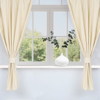 Комплект штор д/кухни с подхватами Этель Home цв. молочный, 150х180 см - 2 шт Комплект штор д/кухни с подхватами Этель Home цв. молочный, 150х180 см - 2 шт