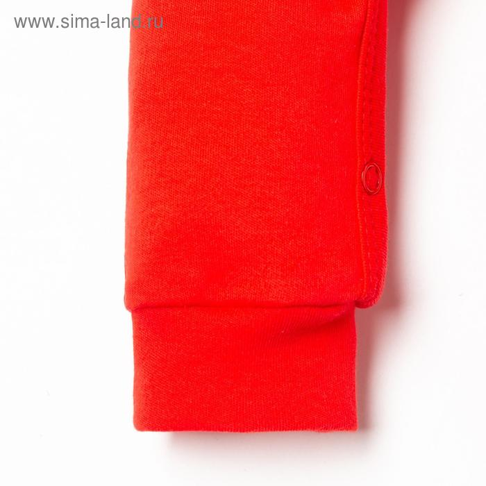 Комбинезон Крошка Я "Санта", рост 80-86 см, красный