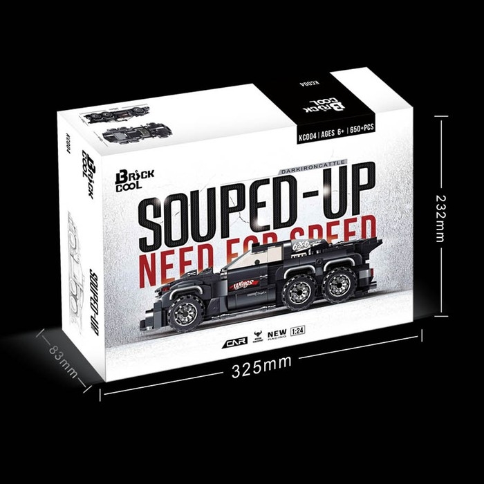 Конструктор Гонка «Тёмный бык», 650 деталей Конструктор Гонка «Тёмный бык», 650 деталей