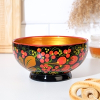 Салатник «Ягодка», 16×16×9 см, хохлома Салатник «Ягодка», 16×16×9 см, хохлома