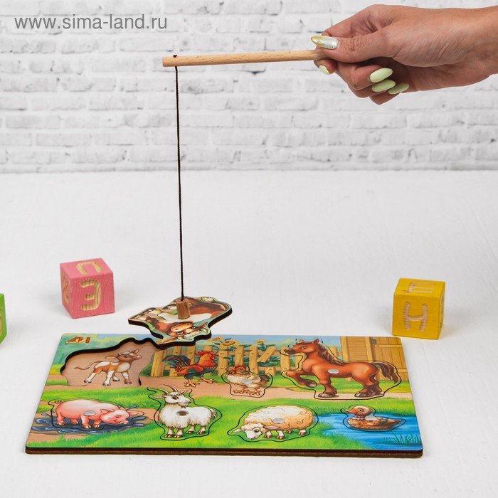 Пазл &laquo;Чей малыш?&raquo;, магнитики