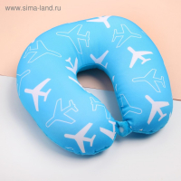 Подголовник-антистресс &laquo;Самолёты&raquo;, цвет синий