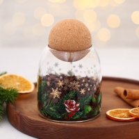 Новый год. Банка для хранения &laquo;Зимние истории&raquo;, 500 мл