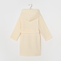 Халат махровый детский "Единорог", р-р 30, цв.молочный 340 г/м2 хл.100% с AIRO