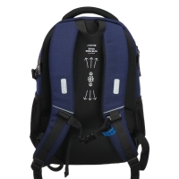 Рюкзак молодежный 44 х 30 х 20, эргономичная спинка, deVENTE Moving Forward 19L, Dark 7032413 Рюкзак молодежный 44 х 30 х 20, эргономичная спинка, deVENTE Moving Forward 19L, Dark 7032413