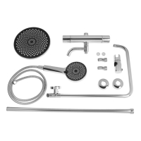 Душевая система ZEIN Z4483, с термостатом, верхняя лейка 22 см, ручная лейка 12,5 см, хром 1045096 Душевая система ZEIN Z4483, с термостатом, верхняя лейка 22 см, ручная лейка 12,5 см, хром 1045096