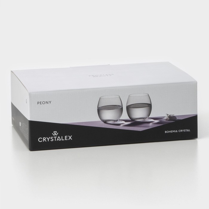 Набор стеклянных стаканов &laquo;Пион&raquo;, 290 мл, 6 шт