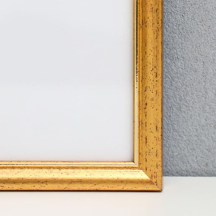 Фоторамка пластик 25х35 см, состаренное золото (пластиковый экран) Фоторамка пластик 25х35 см, состаренное золото (пластиковый экран)
