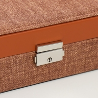 Шкатулка кожзам для украшений "Шоколад" комбинированная 26,7х18,5х7,5 см Шкатулка кожзам для украшений "Шоколад" комбинированная 26,7х18,5х7,5 см