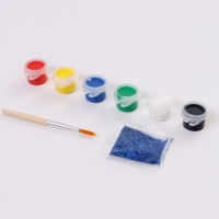 Ёлочные шары под раскраску на новый год &laquo;Новогодняя сказка. Змея&raquo;, d = 7 см, 4 шт, новогодний набор для творчества