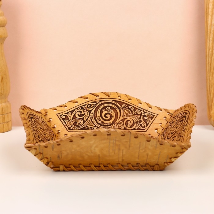 Конфетница «Розы», серия природа, 21х21х6 см Конфетница «Розы», серия природа, 21х21х6 см