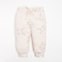 Ползунки-штанишки Крошка Я &laquo;Зайчик&raquo;, рост 62-68 см, цвет бежевый