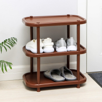 Полка для обуви, 3 яруса, 49,2×30,7×58,2 см, цвет коричневый Полка для обуви, 3 яруса, 49,2×30,7×58,2 см, цвет коричневый