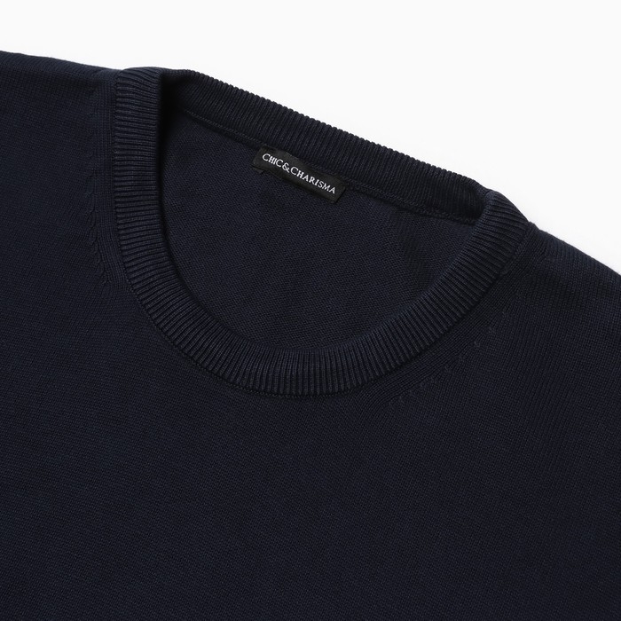 Джемпер мужской, цвет темно синий, размер 46 (M) Джемпер мужской, цвет темно синий, размер 46 (M)