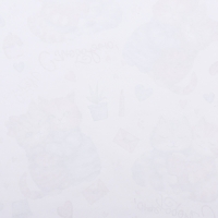 Бумага упаковочная, глянцевая  "С любовью", 70 х 100 см, 1 лист