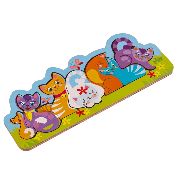 Головоломка &laquo;Котики&raquo;, 25х10 см