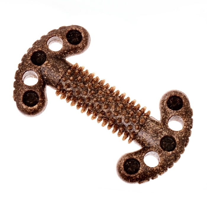 Игрушка для собак жевательная со ароматом корма «Кость с шипами», 12.7 х 2.5 см Игрушка для собак жевательная со ароматом корма «Кость с шипами», 12.7 х 2.5 см