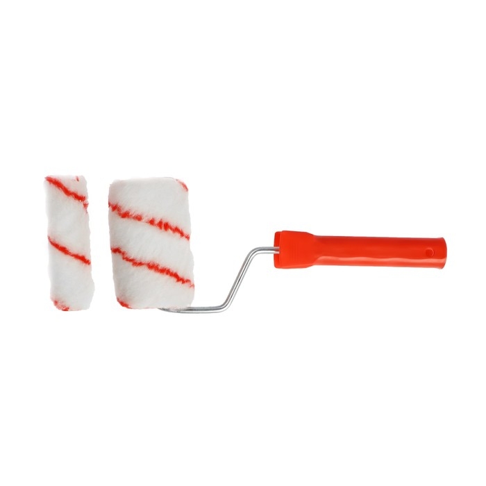 Набор малярный ЛОМ, валики полиамид, 100 мм, d=6 мм, D=48 мм + D=16 мм, ванночка 150 х 290 м 1034055