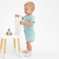 Комплект детский (боди, шорты) MINAKU, цвет ментол, рост 86-92 см