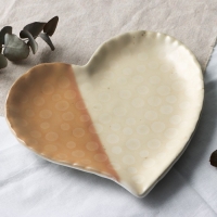 Тарелка керамическая &laquo;Самоцвет&raquo;, 19 х 18 см, цвет бежевый