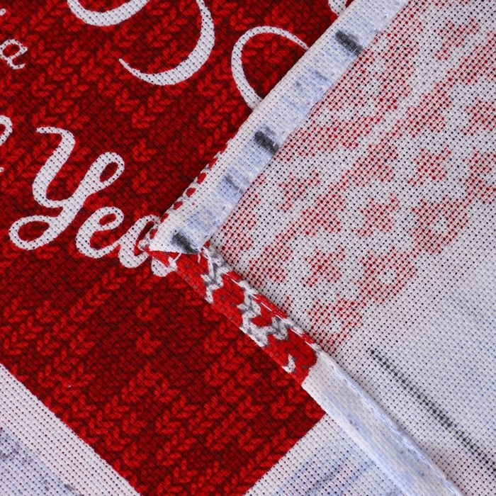 Скатерть новогодняя рогожка DomoVita &laquo;Чудеса&raquo; 150х180 см