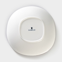 Тарелка глубокая фарфоровая Samold «Хорека Графит», 750 мл, d=21 см Тарелка глубокая фарфоровая Samold «Хорека Графит», 750 мл, d=21 см