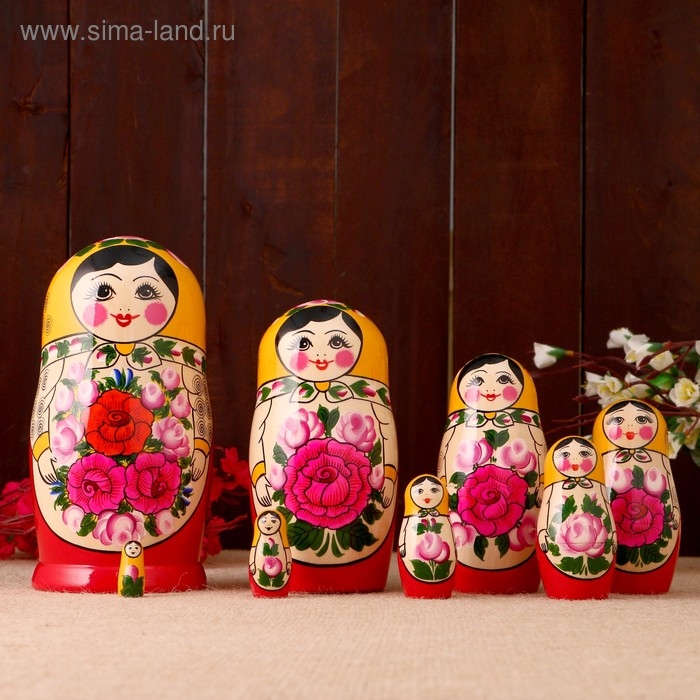 Матрёшка «Семёновская», 8 кукольная, высшая категория Матрёшка «Семёновская», 8 кукольная, высшая категория