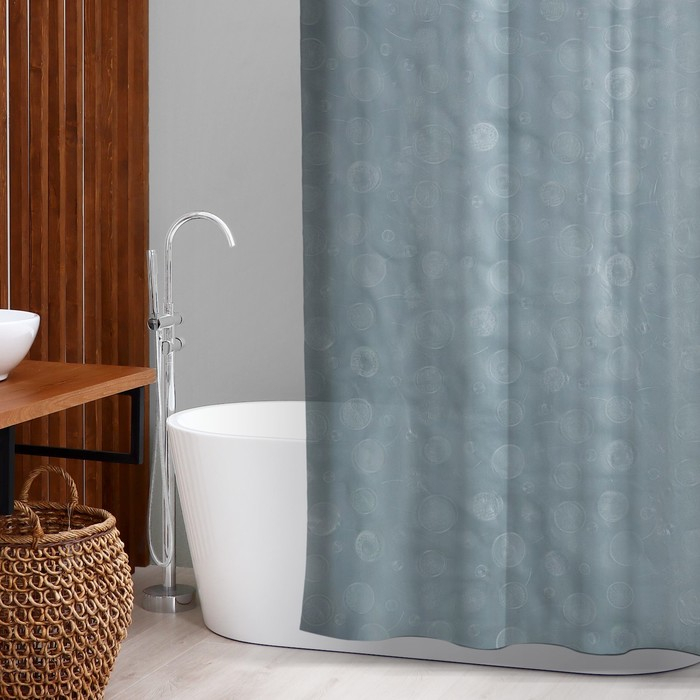 Штора для ванной Доляна &laquo;Одуванчик&raquo;, 180&times;180 см, EVA