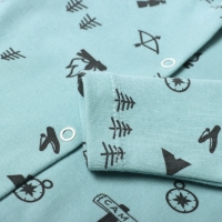 Комбинезон детский, цвет зеленый, рост 62 см