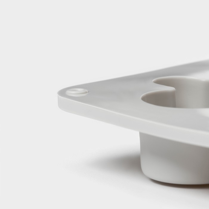 Форма для выпечки новогодняя Доляна «Семейный праздник», силикон, 6 ячеек, 29,5×17×2,7 см, цвет серый Форма для выпечки новогодняя Доляна «Семейный праздник», силикон, 6 ячеек, 29,5×17×2,7 см, цвет серый