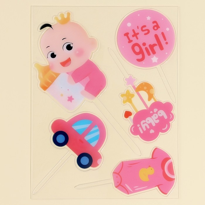 Набор топперов &laquo;Девочка&raquo;