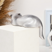 Фигура "Котенок Васька" 14х19см, серый