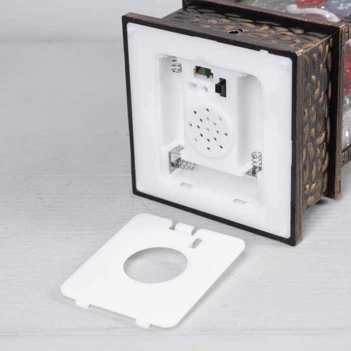 Светодиодная фигура «Фонарь с Дедом Морозом и подарками» 10 × 30 × 10 см, пластик, батарейки ААх3 (не в комплекте), USB, свечение тёплое белое Светодиодная фигура «Фонарь с Дедом Морозом и подарками» 10 × 30 × 10 см, пластик, батарейки ААх3 (не в комплекте), USB, свечение тёплое белое