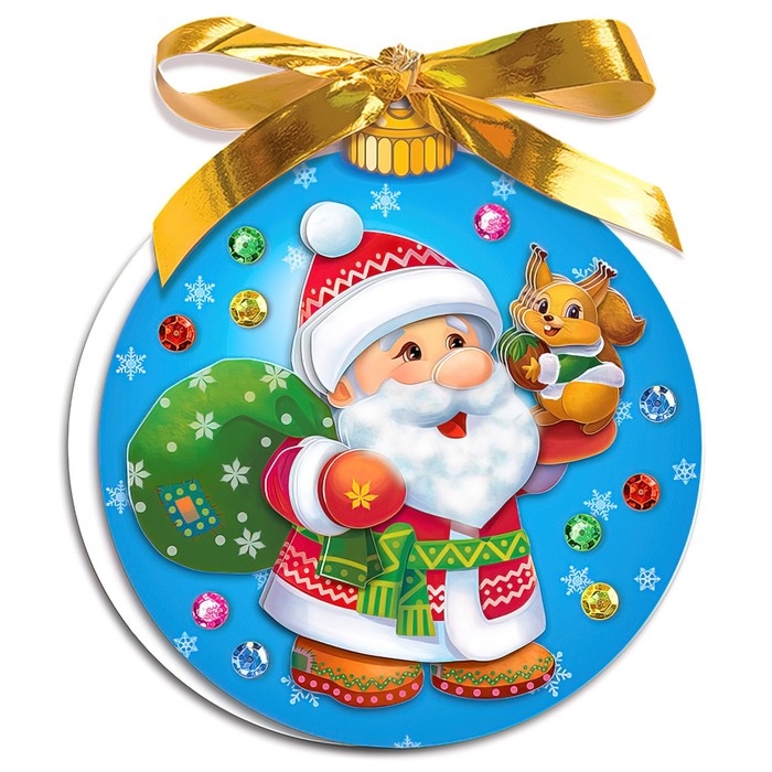 Набор для изготовления открытки &laquo;Новогодний шар. Мороз&raquo;