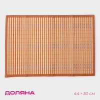 Салфетка сервировочная на стол &laquo;Кант&raquo;, 44&times;30 см, цвет бежевый