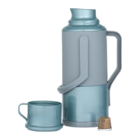 Термос 1.2 л, со стеклянной колбой, сохраняет тепло 24 ч , зеленый Термос 1.2 л, со стеклянной колбой, сохраняет тепло 24 ч , зеленый