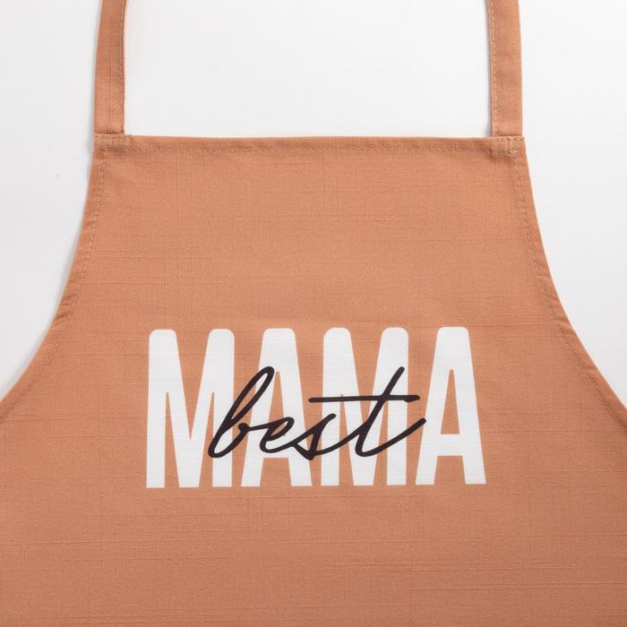 Фартук Этель &laquo;Мама&raquo; 60х70 см, 100% хлопок, репс 210 г/м2