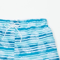 Плавки-шорты для мальчика, цвет бирюзовый, рост 128 см