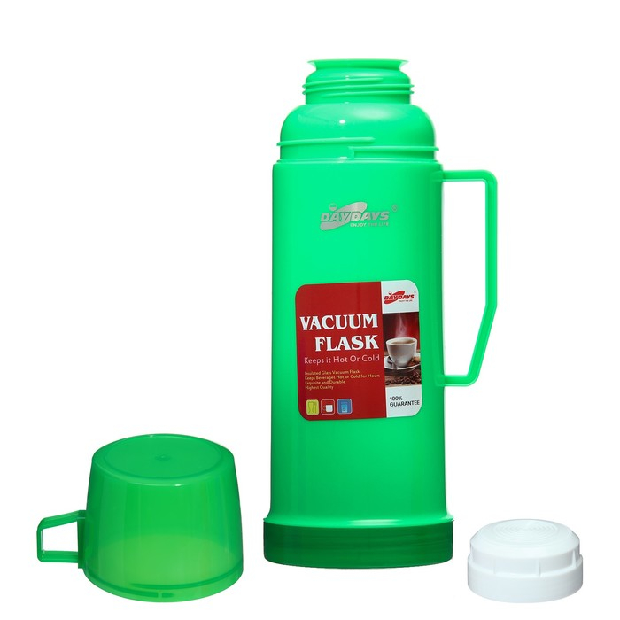 Термос 450 мл, со стеклянной колбой, с кружкой, 12 х 25 см, зеленый Термос 450 мл, со стеклянной колбой, с кружкой, 12 х 25 см, зеленый