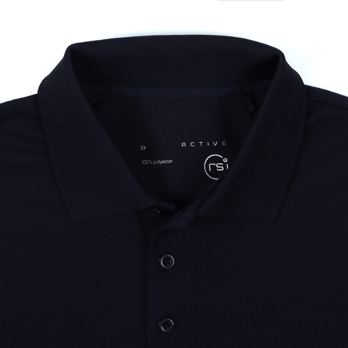 Футболка поло мужская спортивная, размер M (48), цвет синий