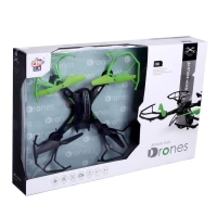 Квадрокоптер DH-X11DW, камера 0,3 Mpx, передача изображения на смартфон, Wi-Fi, барометр, цвет чёрно-зелёный Квадрокоптер DH-X11DW, камера 0,3 Mpx, передача изображения на смартфон, Wi-Fi, барометр, цвет чёрно-зелёный