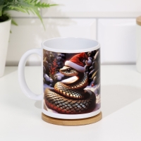 Кружка сублимация "С новым 2025 годом!" с нанесением Кружка сублимация "С новым 2025 годом!" с нанесением