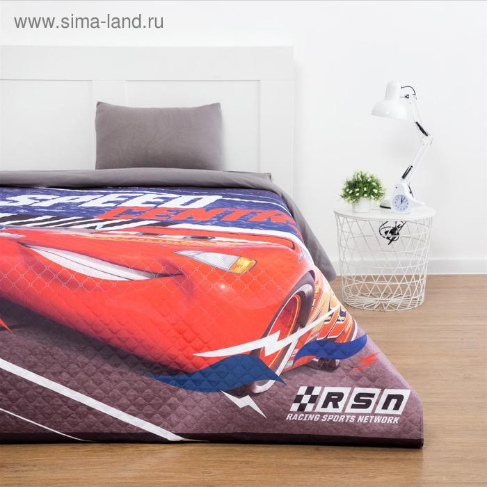 Покрывало детское 1,5 сп, &laquo;Тачки&raquo;, 145х210 см, микрофибра