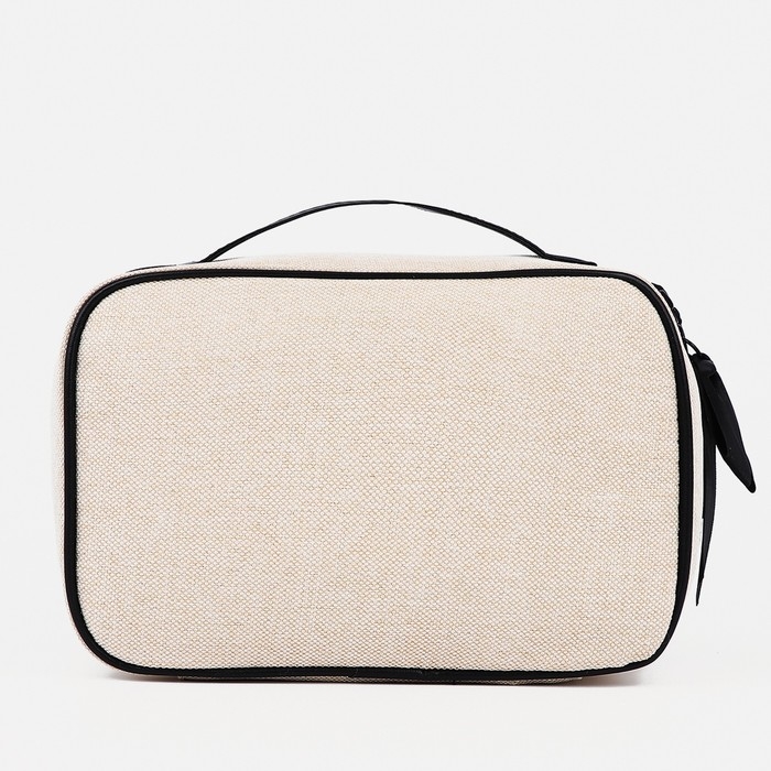 Косметичка на молнии, цвет бежевый Косметичка на молнии, цвет бежевый