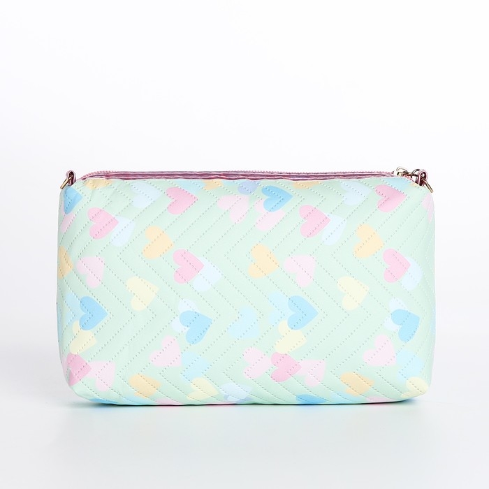 Сумка детская для девочки на молнии, цвет зелёный Сумка детская для девочки на молнии, цвет зелёный