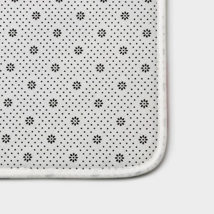 Коврики для ванной и туалета Доляна «Фламинго», 2 шт: 40×43 см, 43×73 см Коврики для ванной и туалета Доляна «Фламинго», 2 шт: 40×43 см, 43×73 см