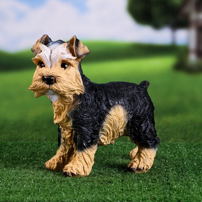 Садовая фигура Садовая фигура "Щенок Терьер" 13х24х28см