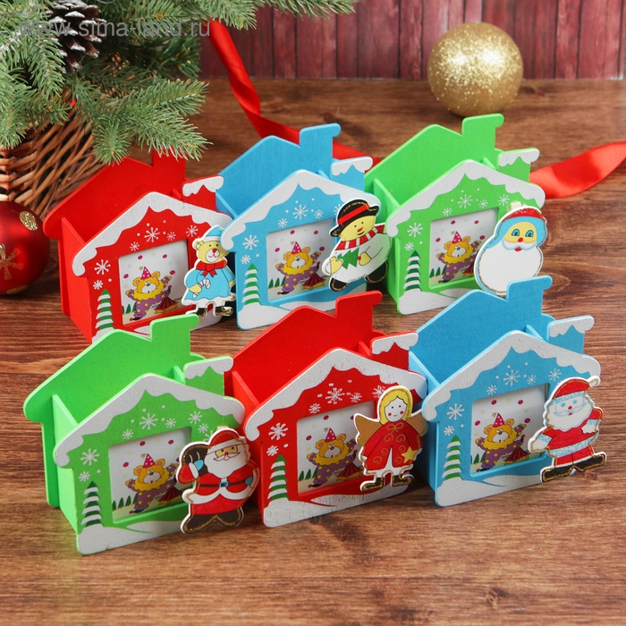 Карандашница &laquo;Снежный домик&raquo;, МИКС